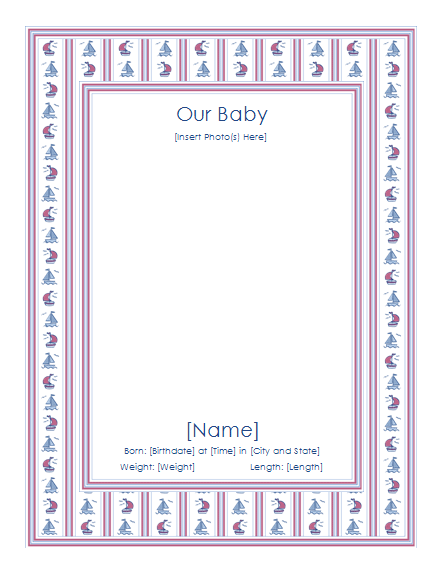 Baby Photo Album (for Boy)